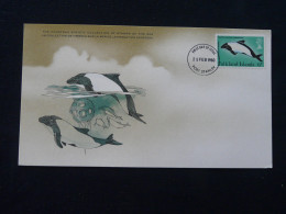 Carte Maximum Card Dauphin Dolphin Falkland Islands 1980 - Dauphins