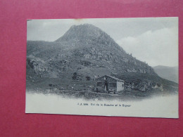 CPA   COL DE LA GUEULAZ ET LE SIGEUR  ANIMEE EN PETIT DANS CHALET  CACHET RESTAURANT DU COL DE LA GUEULA     NON VOYAGEE - Finhaut