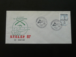 Lettre Cover Championnat Tir Sportif Chatenoy Le Royal 71 Saone Et Loire 1987 (ex 1) - Tiro (armas)