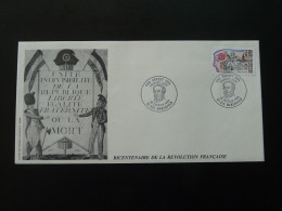 FDC Bicentaire De La Révolution Française Sainte Menehould 51 Marne 1989 (ex 1) - French Revolution