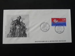 Lettre Bicentaire De La Révolution Française Curé Oudot Savigny En Revermont 71 SAone Et Loire 1989  - French Revolution