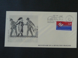 Lettre Bicentaire De La Révolution Française Flamme Concordante Faverges 74 Haute Savoie 1989  - French Revolution