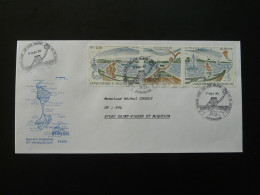 FDC Patrimoine Ile Aux Marins Bateau Ship Cerf Volant Kite Saint Pierre Et Miquelon 1989 (ex 2) - FDC