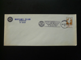  Lettre Cover Rotary Club Flamme Postmark Bodrum Turquie Turkey 1993  - Lettres & Documents