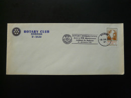  Lettre Cover Rotary Club Flamme Postmark Bodrum Turquie Turkey 1993  - Covers & Documents