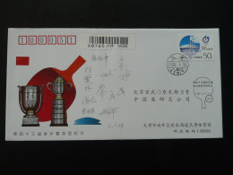 FDC Recommandée Registered World Table Tennis Championships Chine China 1995 (ex 4) - Tennis De Table