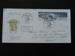 Lettre Cover Année Geophysique International Geophysics Year TAAF 1998 - Année Géophysique Internationale