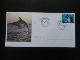 FDC Format 11x22cm Dauphin Dolphin France 2002 - Dauphins