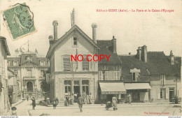 (DREY.S) 10 BAR-SUR-SEINE. Poste Et Caisse D'Epargne Ainsi Que Café De La Halle 1919 - Bar-sur-Seine