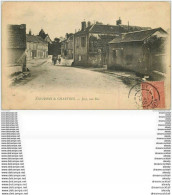 28 JOUY. Attelage Dans Une Rue 1905 - Jouy