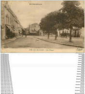 WW 03 LE DONJON. Garage Cafés Et Hôtel Sur La Place 1925 - Autres & Non Classés