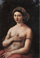 CARTOLINA  ROMA,LAZIO-RAFFAELLO-LA FORNARINA (GALLERIA NAZIONALE)-STORIA,MEMORIA,CULTURA,BELLA ITALIA,NON VIAGGIATA - Tentoonstellingen