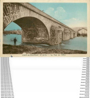 WW 63 PONT-DU-CHATEAU. Promeneur Sous Le Pont De L'Allier - Pont Du Chateau