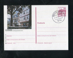 "BUNDESREPUBLIK DEUTSCHLAND" Bildpostkarte Bild Und Stempel "BENSHEIM", Int. Kombination ! (3128) - Cartes Postales Illustrées - Oblitérées