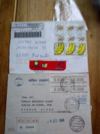 Brasil  Registered Letter.patu.RN.to Uruguay.6*bird.tico.tico.chingolo.1986.camboriu.number Defs .5000*4.200e7 Reg Post - Covers & Documents
