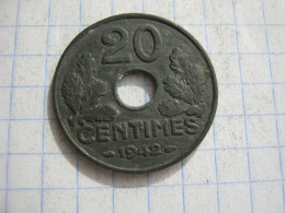 France 20 Centimes 1942 - 20 Centimes