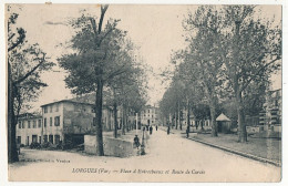 CPA - LORGUES (Var) - Place D' Entrecheaux Et Route De Carcès - Lorgues