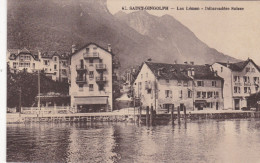 SUISSE. CPA .SAINT GINGOLPH. LAC LEMAN. DEBARCADERE SUISSE - Saint-Gingolph