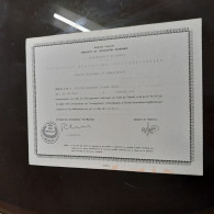 DIPLOME  CERTIFICAT D APTITUDE PROFESSIONNELLE NOUVELLE CALEDONIE  1983 - Diplômes & Bulletins Scolaires