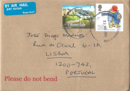 UK Registered Cover Paddington Bear Stamp - Non Classés