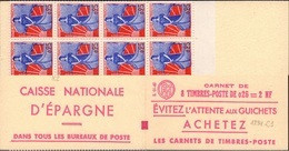 CARNET 1234-C 1 MARIANNE A LA NEF "EVITEZ L'ATTENTE AU GUICHET" (S 1-60). Parfait état Bas Prix Plutôt RARE. - Old : 1906-1965