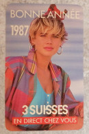 Petit Calendrier Poche  1987 3 Suisses En Direct Chez Vous - Petit Format : 1981-90