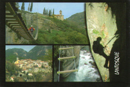 CPM - J - ALPES MARITIMES - LANTOSQUE - MULTIVUES - VIA FERRATA - Lantosque