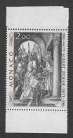 Monaco 1971 - Non émis - Légende Albert Dürer - Neuf** - Signé Calves - Yvert Bloc N°876A - Variétés