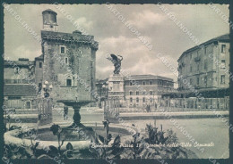 Benevento Monumento Piazza IV Novembre PIEGA FG Cartolina JK1783 - Benevento
