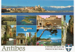 CPM - F - ALPES MARITIMES - ANTIBES - MULTIVUES - Antibes - Les Remparts
