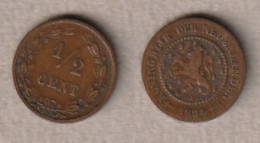 01963) Niederlande, 1/2 Cent 1884 - 1849-1890: Willem III.