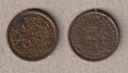 01958) Niederlande, 1/2 Cent 1940 - 0.5 Centavos