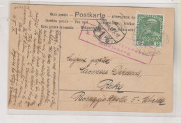 SLOVENIA AUSTRIA  1916  ILIRSKA BISTRICA  Nice Censored  Postcard To Croatia Hungary - Slowenien