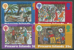 Pitcairn 1979 Weihnachten Int. Jahr Des Kindes 188/91 Postfrisch - Pitcairn Islands