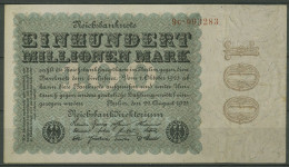 Dt. Reich 100 Millionen Mark 1923, DEU-119b FZ C, Leicht Gebraucht (K1184) - 100 Mio. Mark