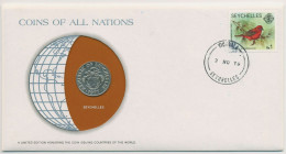 Seychellen 1979 Weltkugel Numisbrief 50 Cent (N360) - Seychelles