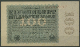 Dt. Reich 100 Millionen Mark 1923, DEU-119a Serie G, Gebraucht (K1178) - 100 Miljoen Mark
