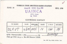 AK 183543 QSL - USSR - Pudov - Radio Amateur