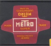 RAZOR BLADE WRAPPER,POUCH,METRO SUPER - Hojas De Afeitar