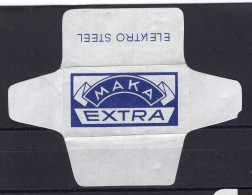 RAZOR BLADE WRAPPER,POUCH,MAKA EXTRA - Scheermesjes