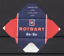 RAZOR BLADE WRAPPER,POUCH,ROTBART - Scheermesjes