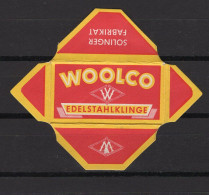 RAZOR BLADE WRAPPER,POUCH,WOOLCO - Hojas De Afeitar