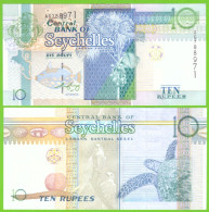 SEYCHELLES 10 RUPEES ND/1998 P-34 UNC - Seychellen