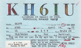 AK 183576 USA - Hawaii - Honolulu - Radio Amateur