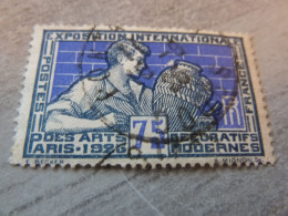 Exposition Internationale Arts Décoratifs Paris - Potier - 75c. - Bleu Foncé Et Bleu - Oblitéré - Année 1924 - - Oblitérés