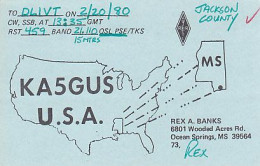 AK 183592 USA - MS - Ocean Springs - Radio Amateur