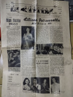 Sicilia LA CAPANNA Settimanale D'attualità. Palermo 1950. Anno I. N.2.  Miss Palermo LILIANA PETRUZZELLA - Altri & Non Classificati