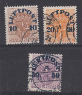 Sweden 1920 Air Set Fine Used - Used Stamps