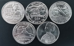 Série 5 Quarter Dollar USA Intégralité 2023 UNC Atelier P - Non Classificati