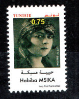 2023- Tunisie - Femmes Tunisiennes - Habiba MSIKa- Chanteuse Juive - MNH** - Altri & Non Classificati
